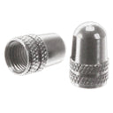 M1 Schrader Alloy Valve Caps Silver 10 pcs / Bag_x000D_