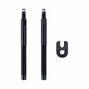 Valve Extension 65 mm 2 per Set (10 Set in Bag) Alu, Black
