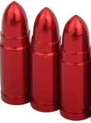 QBP SV Valve Caps - 10 PC Bag - Red Bullet