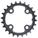 Chain Ring MTB 24T B V1 64 Alum 3mm Blast Black 9 & 10 speed