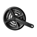 PROWHEEL MTB Crankset - CU05 3x8 speed w/ Plastic Guard - 160mm 42/32/22