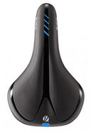 VELO Saddle UNISEX - COMFORT - High Density Foam - Steel Rails - 285mm x 172mm - 411g