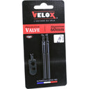 VELOX Valve Extender - 60mm Aluminium Presta Valve - Pair