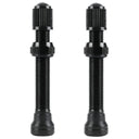 VELOX Tubeless Schrader Valves - Black Aluminum - 60mm