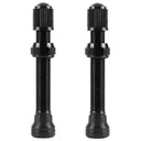 VELOX Tubeless Schrader Valves - Black Aluminum - 60mm