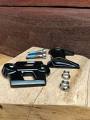 TRANZX Dropper Post Spare Part - YSP23 Seat Post Clamp Inc Bolts - Black