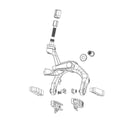 Platinum Pro Evo Pads for Carbon Rims - Campagnolo - 1 Pair