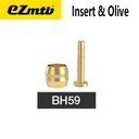 EZMTB Olive & Barb SHIMANO BH59 - Shimano - For OD 5.0 x ID 2.3 Hose - 2 Pack