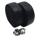 QBP Stealth Pu Bar Tape With Silicon Honeycomb Weave Top - Black