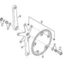 Shimano Crank Arm Cap and Washer for Dura-Ace