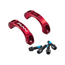 FUNN Stem End Caps / Face Plate Equalizer 31.8mm - Red