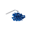 FUNN Pedal Street Pins Blue - M4x6mm Tool included