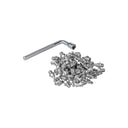FUNN Pedal Street Pins Silver - M4x6mm Tool included