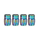 GRANITE JUICY - CNC Schrader Valve Cap with valve core remover - 4PC - Oil Slick