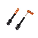 GRANITE JUICY - Valve stem with Juicy valve cap 44mm - 2PC - Orange