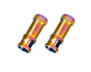 GRANITE JUICY - CNC Presta Valve Cap with valve core remover - 50PC - Oil Slick