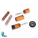 GRANITE STASH - Tyre plug kit stashed inside handlebar - Orange