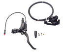 XOD H880 2P Hydraulic Brake Rear 2m- mineral oil - 2 Pin motor cut off Red