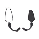 QBP Bar End Mirror M07 Mirror Size:116mm(Dia)x65mm(H) Handle Size:95mm