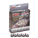 YABAN Chain - Single Speed - 1/2 x 1/8 - Half Link - BMX - Silver/Silver