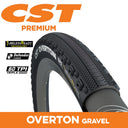 CST Tyre Overton - 700 x 45 Folding 60TPI - Dual Comp Defender EPS TR - CRD01