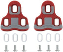 WELLGO Cleat Set Rc-7B - 6 Degree Lateral Float - Red - H90